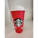 現貨全新⭐️STARBUCKS 星巴克⭐️耶誕紅 KERMIT 可愛造型隨行杯 CUP 質感繽紛紅色 聖誕節交換禮物❤️