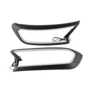 DRL Led Headlight Covers Fit Ford Ranger Wildtrak XLT XLS 2015-18 PX2 PX3 6000k