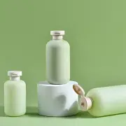 Travel Shampoo Bottle Refillable Clamshell Toiletries Bottle Large Leak Proof
