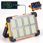 NNETM Degruand Rechargeable LED Solar Work Light - Portable Ultra Bright Floodlight