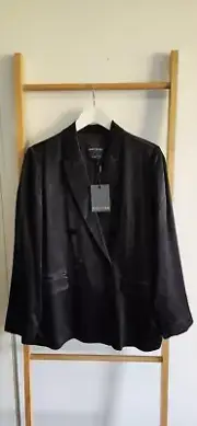 Decjuba KASSIE SATIN BLAZER Size 10 RRP $129.95
