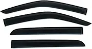 Car Window Visor Compatible for Isuzu Mux 2021 2022 2023 2024 Wind Shields Sun Rain Guards Side Wind Deflector Exterior Accessories