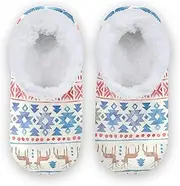 [Caihoyu] Kids Girls Boys Closed Back House Slippers Fuzzy Fleece Non-Slip Lightweight House Shoes Hotel Travel Bedroom Airplane Party