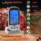 Digital Cooking Food Meat Thermometer Wireless Remote Probe Timer Oven BBQ Grill