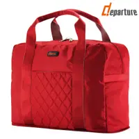 在飛比找PChome24h購物優惠-【departure旅行趣 】旅行配件 紅色 菱格紋折疊收納
