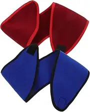 [WOFASHPURET] 2pcs Fleece Ear Warmer Headbands Thermal Ear Covers for Men and Women for Sports and Outdoor Activities Wine