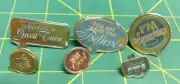 Set of 6 Thought Bubble Brads - great for scrapbook paper-art & general crafting