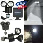 22 LED Motion Dual Light Solar Powered Sensor Outdoor Flood Lamp Security Garage