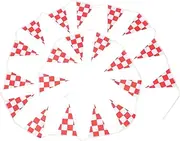 STOBAZA Checkered Race Flag Banner Polyester Flag for Car Racing Sports Event Decorations Deck Patio Porch