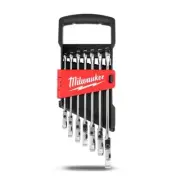 Milwaukee 48229529 7pc Metric Flex Head Ratcheting Combination Wrench Set