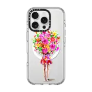 iPhone 16 Pro Clear Case MagSafe Compatible Rebirth Flower Girl