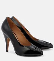 [Maison Margiela] Maison Margiela Tabi patent leather pumps AU 4 black