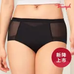 【TRIUMPH 黛安芬】AIRY SMOOTHING輕盈修身系列 平腹無痕高腰修飾內褲 M-EL(黑色)