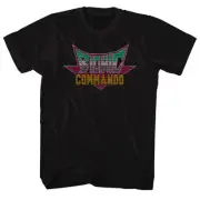 Bionic Commando Pixel Logo Black Adult T-Shirt