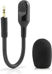 LEFXMOPHY Mic Replacement for New Razer BlackShark V2 Pro Wireless Gaming Headset 2023 Edition (Not for 2020) Black Shark 3.5mm Detachable Game Boom Microphone Accessory