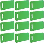 GUDAJIN 12 Pack Garden Kneeling Pads, Thickened Garden Gardening Kneeling Pads, Knee Pads Waterproof Non-slip Mat, Yoga Exercise Seat Mat for Gardening, Cleaning, Yoga, Praying, Exercise (Green)