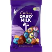 Cadbury Dairy Milk Chocolate Easter Egg Bag 114g x 2 packs