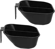 FOMIYES Professional Hair Mixing Bowls Set of 2 Non-Stick Surface for Salons Home Coloring