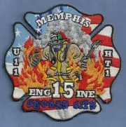 MEMPHIS TENNESSEE ENGINE COMPANY 15 FIRE PATCH