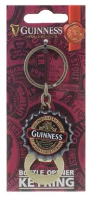 Guinness Bottle Opener Keyring Flipdown 2017 Ruby Red Collection Keychain.