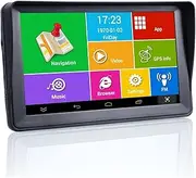 GPS Car Navigator, 7" Inch 16GB RAM512MB Car GPS Navigation Sat Na AV-in Bluetooth WiFi FM Transmitter Free Maps+Sunshade for Car Truck RV(8Gandroid)