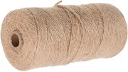 CLISPEED 1 Roll Natural Jute Twine Durable String Rope for Crafts Wrapping Gardening Macrame Projects Easy to Handle Creative DIY Essential