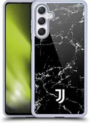 Head Case Designs Officially Licensed Juventus Football Club Black 2 Marble Gel Case [Military Grade Protection] Compatible with Samsung Galaxy M54 5G