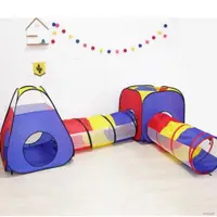 在飛比找蝦皮購物優惠-寶寶遊戲屋 兒童帳篷隧道 室內游戲帳篷 城堡帳篷爬行折疊游戲