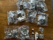 10X Soft Close Hidden Hinge Kitchen Concealed Cabinet Hinges Satin Nickel 1 1/4"