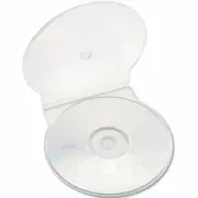 (10) CD Cases - Thin 4.2mm Clear Clam Shell Style - Flexible DVD Disc Holders
