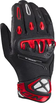 Ixon Mirage Air Motorcycle Gloves, black-white-red, Size 2XL for Men Black White Red