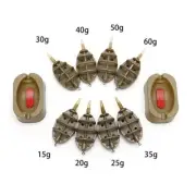For Carp Fish Tackle Inline Method Feeders Bait Holder Lead Sinker Mould Kit