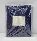 NEW Pottery Barn KIDS Quincy Cotton Canvas 44 x 63 Unlined Panel~Navy Blue