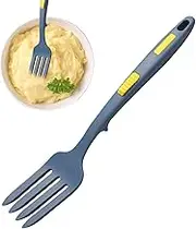Kitchen Safe Silicone Forks - Nonstick Kitchen Tools, High Temperature Resistant Split | Flexible Cooking Utensils Set, Easy to Clean Silicone Separate for Baking, Cooking, Home Dining Preparation
