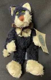 Boyds JB Bean Bears Plush Walter Q Fuzzberg Tuxedo Cat Kitty Kitten Full Joints