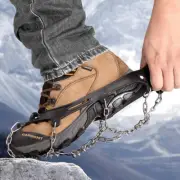 Anti Slip Hiking Climbing Snow Spikes Crampons Cleats Chain Claws Grips Boots Co