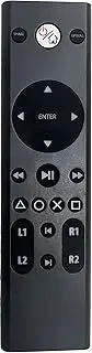 Media Remote Control Replacement for Playstation 4 (PS4), Compatible with Playstation 5 (PS5) with Dedicated Buttons