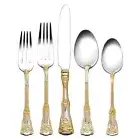 ROYAL ALBERT OLD COUNTRY ROSES 20-PIECE FLATWARE SET