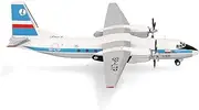 Herpa Lot Polish Airlines Antonov AN-24B Miniature 1:200 Scale Collectible Model Without Base Metal