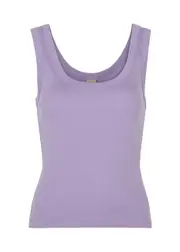 Flore Flore Hillie Cotton Tank - Lilac - XS (UK6 / XS) XS (UK6 / XS)