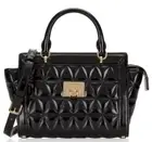 NWT Michael Kors Vivianne Messenger purse,embossed leather,black