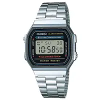在飛比找蝦皮商城優惠-【CASIO】回到未來方款經典電子錶-銀(A-168WA-1