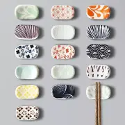 Ceramic Chopstick Rest Set – Traditional Japanese Design, 6 / 9 / 16-Piece