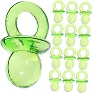 JOINPAYA Shower Decor 200pcs Mini Acrylic Pacifiers Perfect Baby Shower Souvenirs for Boy and Girl
