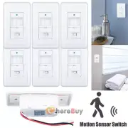 6X 110V Motion Sensor Light Switch, 180° View Occupancy Wall Sensor Switch Light