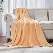 JIAHANNHA Fleece Blanket for Valentine's Day King Size Coral Pink 108 by 90 Inches Throw Blankets for Bed Sofa Couch 280GSM,Super Soft Cozy and Luxury Bed Blanket for All Season