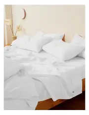 [Sheet Society] Eden Cotton Flat Sheet in White