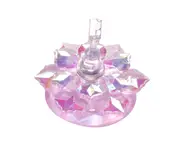 Lotus Shape Nail Display Stand Flexible Mini Practice Holder Aurora Showing Shelf Tools for Manicure Purple