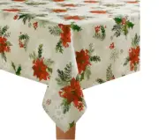 St. Nicholas Square Botanical Toss Tablecloth Color: Multi, Size: 60X84 Oblong (