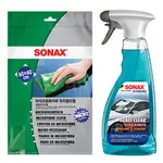 SONAX EXTREME 玻璃護理清潔劑 + 玻璃毛巾洗車用品套裝,1 套